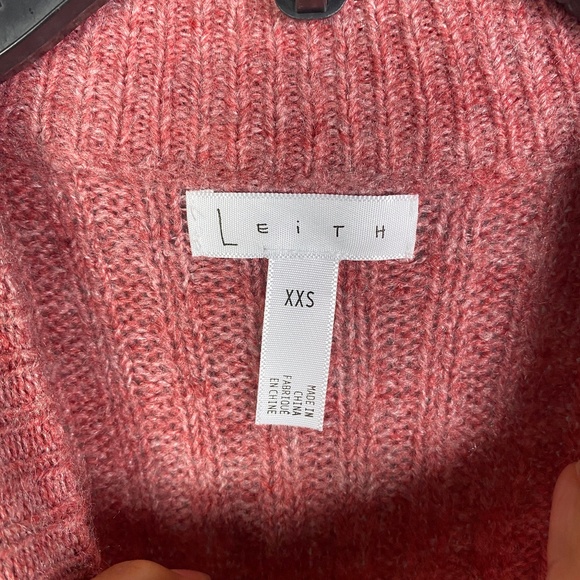 Leith Womens Juliet Sleeve Knit Sweater in Red Chili Size XXS - Picture 7 of 9